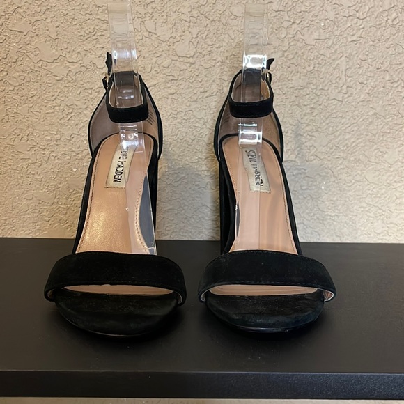 Steve Madden Carrson Ankle Strap Suede Heels Size 8.5M - Picture 2 of 9